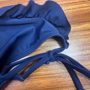 Hollister Navy Blue Bikini Top
